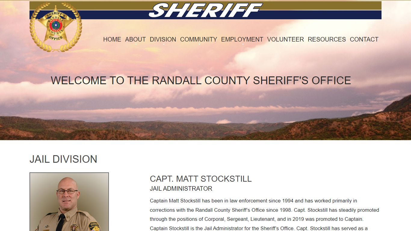 Randall County Sheriff's Office - Jail Division